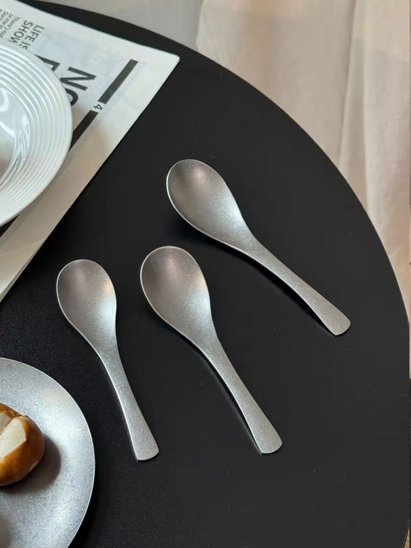 Vintage Collectible Spoons - Vintage-Style Distressed Spoon 304 Stainless Steel