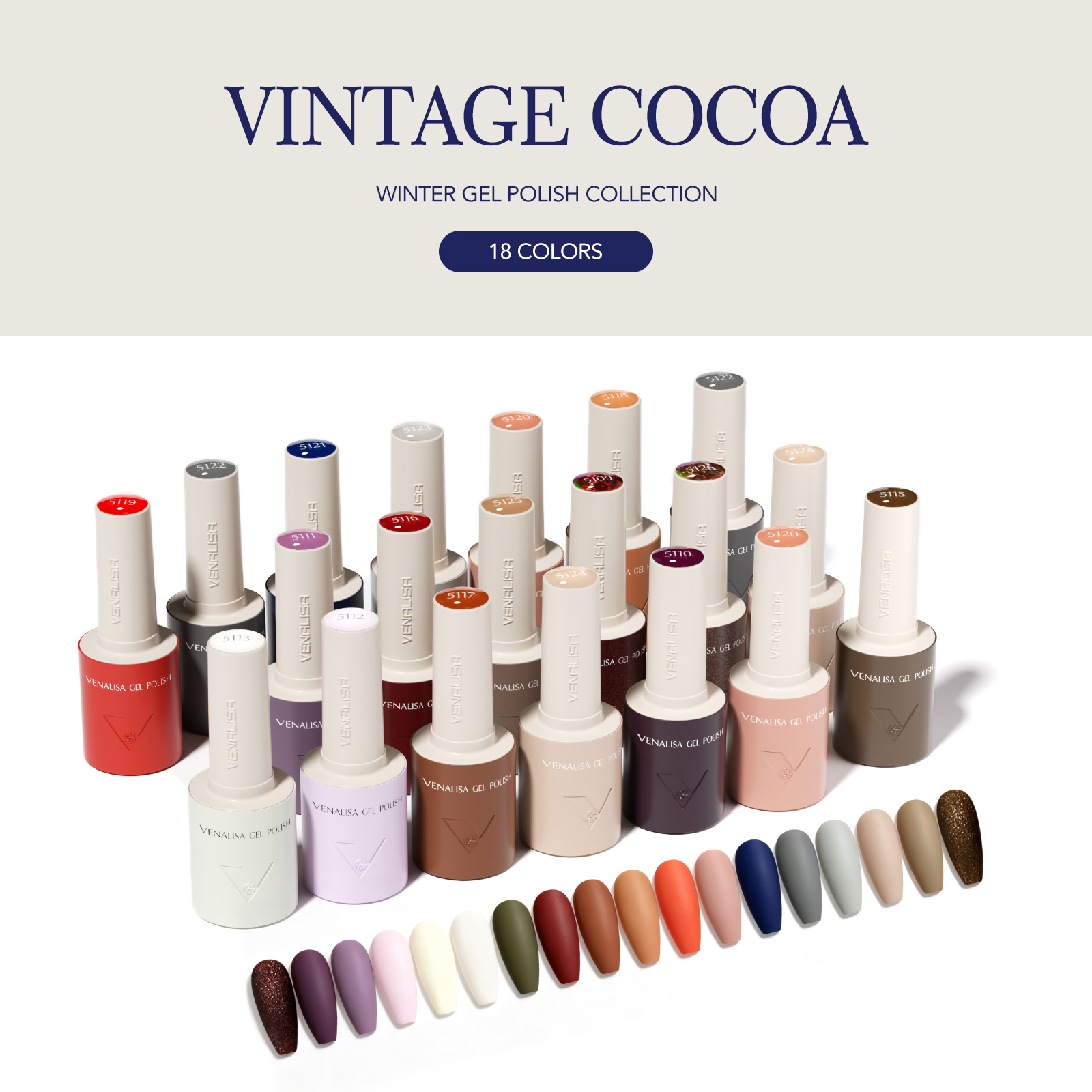 VENALISA V7 Gel Nail Polish 18 - Vintage Collectible Bottles 评论和价格