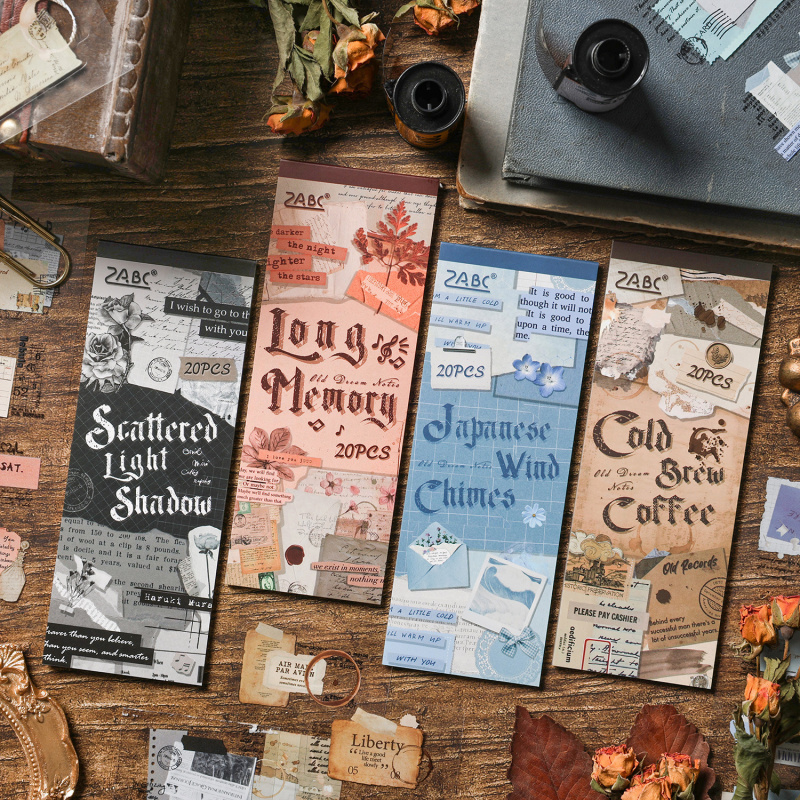 20pcs/lot Vintage Die-Cut Stic - Vintage Collectible Books 评论和价格