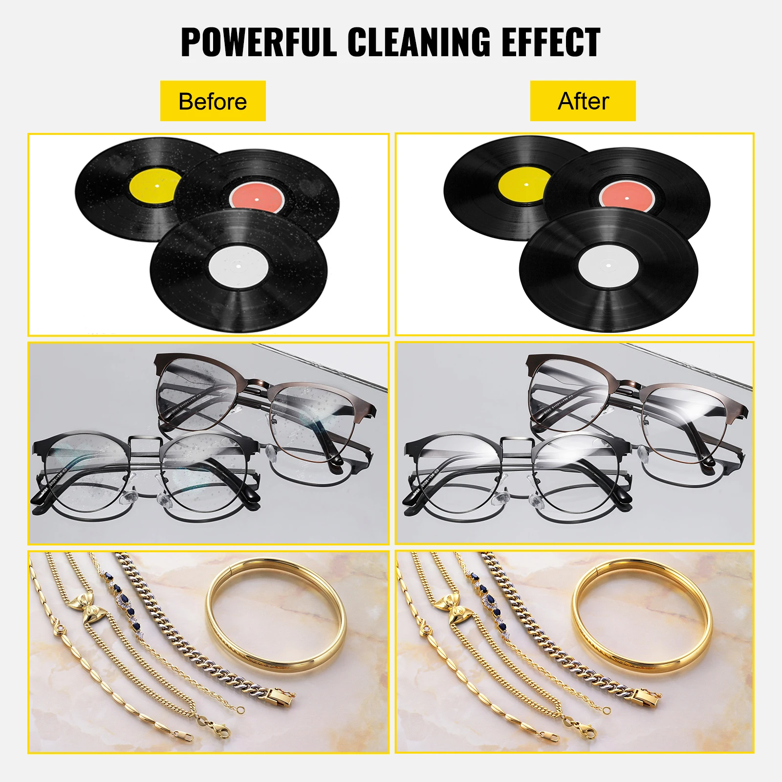 SIHAO 6L Ultrasonic Vinyl Reco - Vinyl Record Cleaner 评论和价格