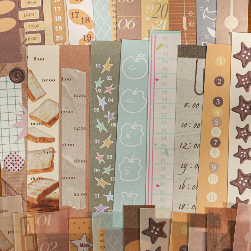 40Pcs Vintage Washi Paper Long - Vintage Collectible Books 评论和价格